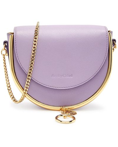 See By Chloé Mara Leather Cross-body Bag - Purple
