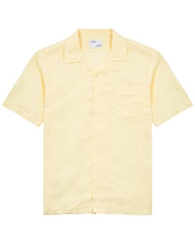 COLORFUL STANDARD Cotton-Blend Shirt - Yellow