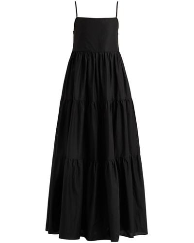 Matteau Cotton-poplin Maxi Dress - Black