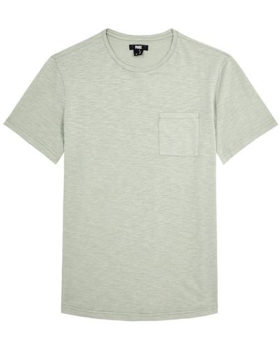 PAIGE Kenneth Cotton T-Shirt - Green