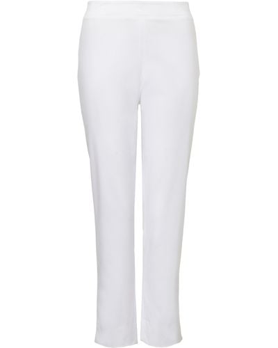 Winser London Cotton Twill Capri Trousers - White