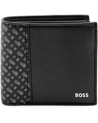 BOSS Zair Leather Wallet - Black