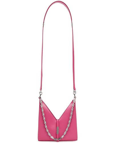 Givenchy Cut Out Mini Pink Leather Shoulder Bag