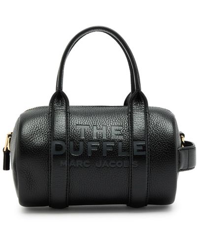 Marc Jacobs The Duffle Mini Leather Top Handle Bag - Black