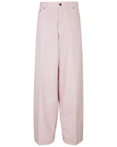 Haikure Bethany Wide-Leg Jeans - Pink