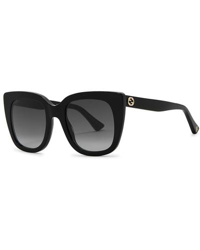 Gucci Cat-Eye Sunglasses, Sunglasses, , Lenses - Black