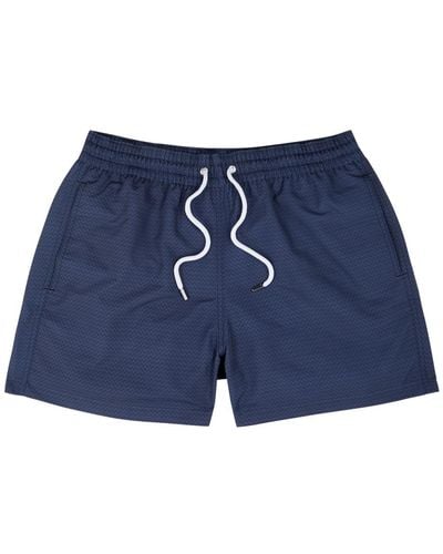 Frescobol Carioca Sport Printed Shell Swim Shorts - Blue