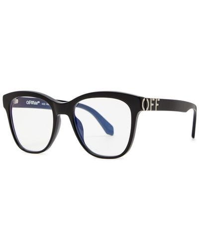 Off-White c/o Virgil Abloh Off- Style 69 Square-Frame Optical Glasses - Black