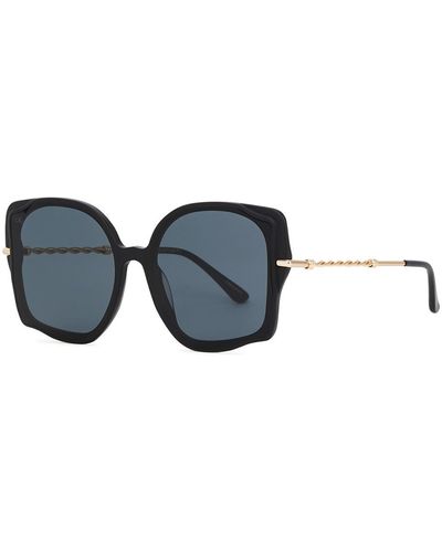 For Art's Sake Fahrenheit Oversized Sunglasses - Blue
