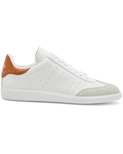 Isabel Marant Bryce Leather Sneakers - White