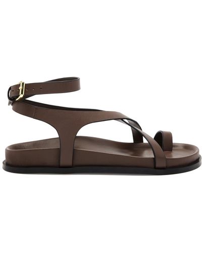 A.Emery A. Emery Jalen Leather Sandals - Brown