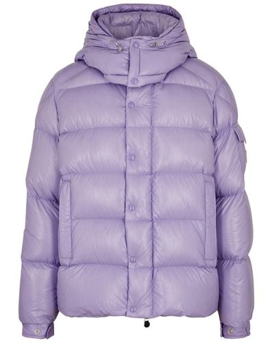 Moncler Extraordinary Forever Maya Quilted Shell Jacket - Purple