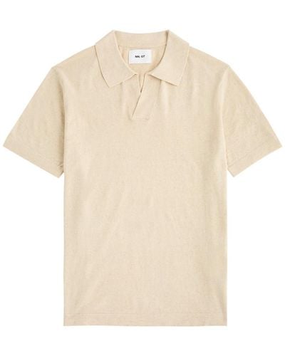 NN07 Ryan Cotton-Blend Polo Shirt - Natural