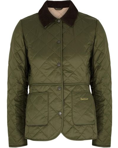Barbour Deveron Quilted Shell Jacket - Green