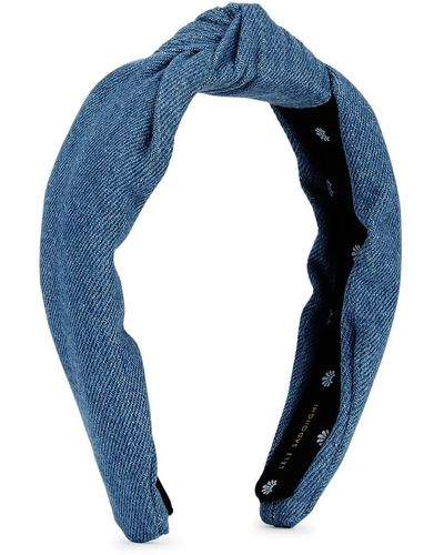Lele Sadoughi Knotted Headband - Blue