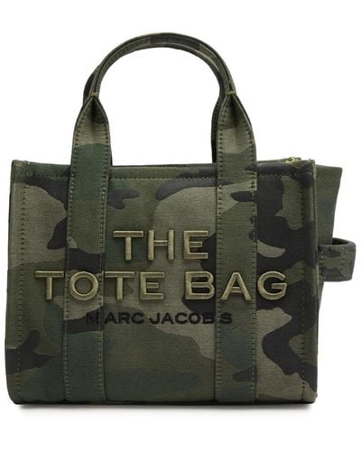 Marc Jacobs The Tote Small Camouflage Canvas Tote - Black