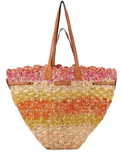 Orange Isabel Marant Beach bag tote and straw bags for Women | Lyst