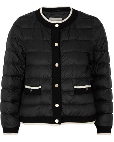 Max Mara The Cube Jackie Quilted Shell Jacket - Black