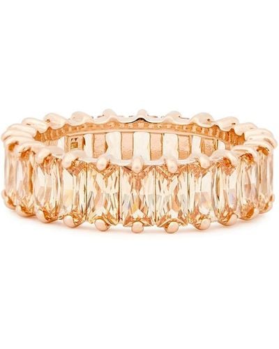 Rosie Fortescue Jewellery Crystal-Embellished Ring - White
