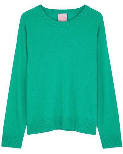 Crush Mellon Cashmere Sweater - Green
