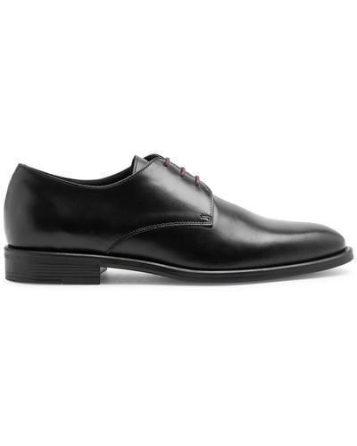PS by Paul Smith Bayard Leather Derby Shoes - Black