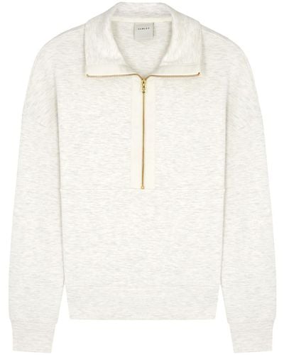 Varley Keller Jersey Half-zip Sweatshirt - White