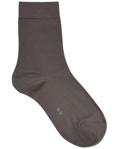 FALKE Cotton Touch Cotton-Blend Socks - Grey
