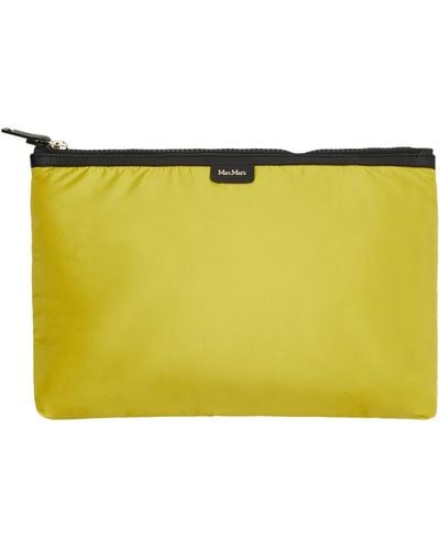Max Mara Maxmara Accessori - Padded Nylon Bag - Yellow