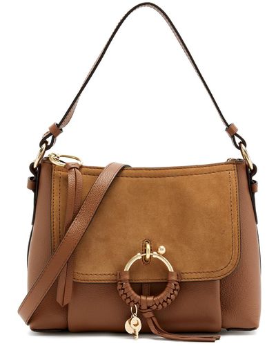 See By Chloé Joan Small Grained Leather Cross-body Bag - Brown