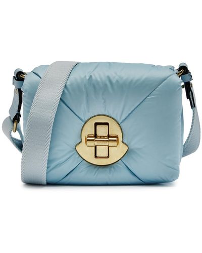 Moncler Mini Shell Cross-body Bag - Blue