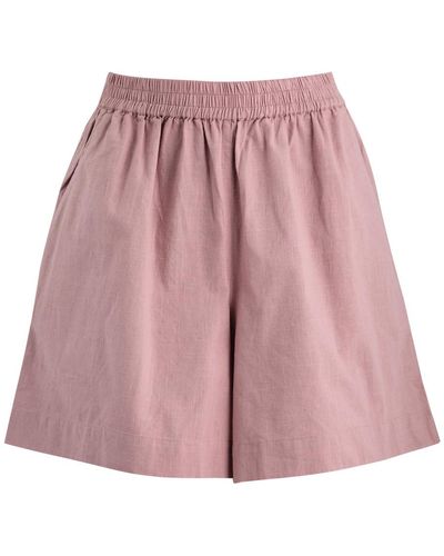 Skall Studio Edgar Cotton-Blend Shorts - Pink