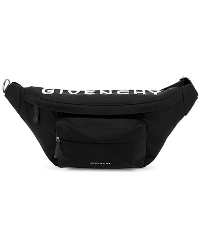 Givenchy Logo-embroidered Nylon Belt Bag - Black