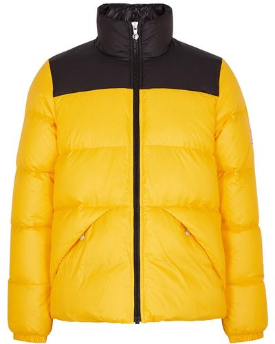Pyrenex Radiant Panelled Quilted Shell Jacket - Yellow