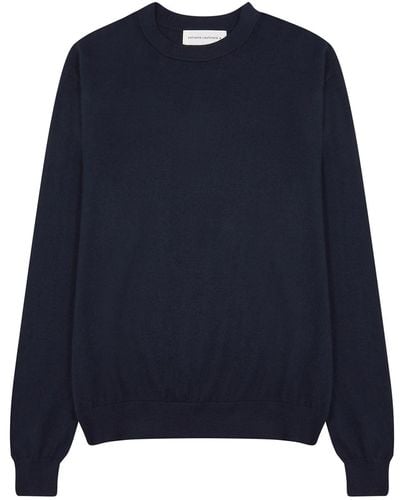 Extreme Cashmere N°233 Class Cashmere-Blend Sweater - Blue