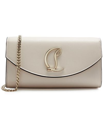 Christian Louboutin Loubi54 Leather Wallet-on-chain - Natural