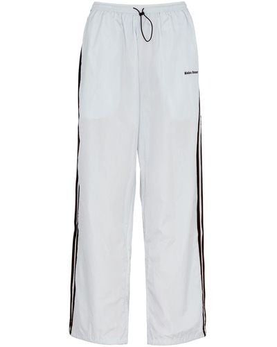adidas X Wales Bonner Logo-embroidered Nylon Track Pants - White