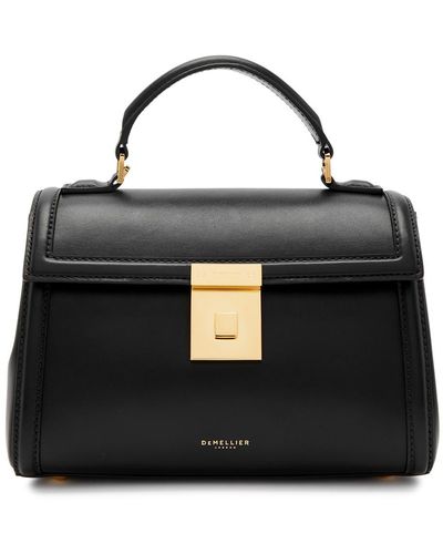 DeMellier London Paris Leather Top Handle Bag - Black