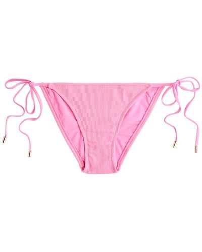 Melissa Odabash Melbourne Ribbed Bikini Briefs - Pink