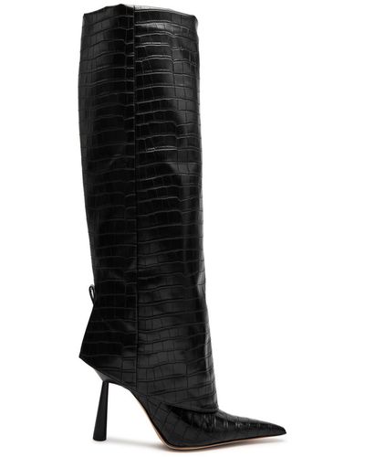 Gia Borghini Rosie 31 100 Leather Knee-high Boots - Black