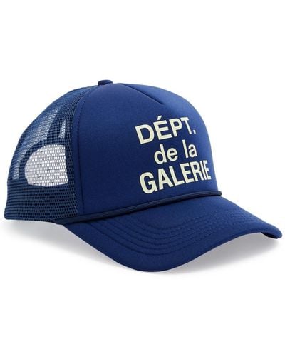 GALLERY DEPT. Logo-print Trucker Cap - Blue