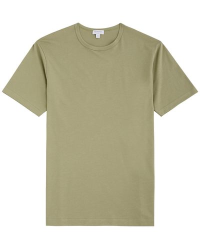 Sunspel Cotton T-Shirt - Green
