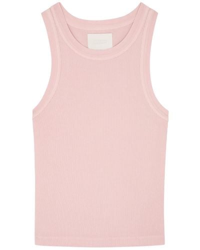 Citizens of Humanity Isabel Ribbed Stretch-Jersey Tank - Pink