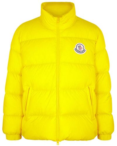 Moncler Citala Quilted Shell Jacket - Yellow