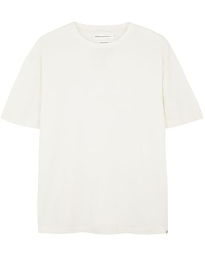 Extreme Cashmere N°269 Rik Cotton And Cashmere-Blend T-Shirt - White