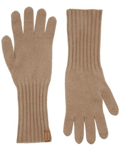 Vince Cashmere Gloves - Natural