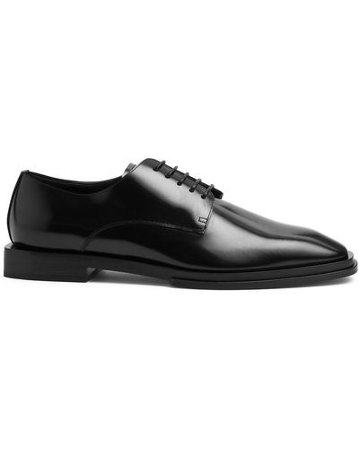 Alexander McQueen Leather Derby Shoes - Black