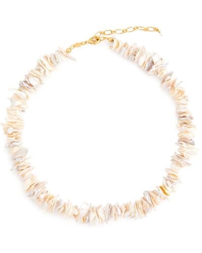 Anni Lu Pearl Power 18kt Gold-plated Necklace - White