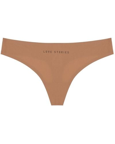 Love Stories Lou Seamless Thong - Natural