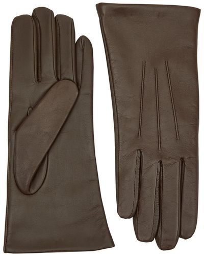 Dents Maisie Leather Gloves - Brown
