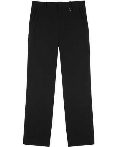 WOOYOUNGMI Black Cotton-twill Pants